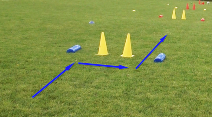 Финт "с ноги на ногу"